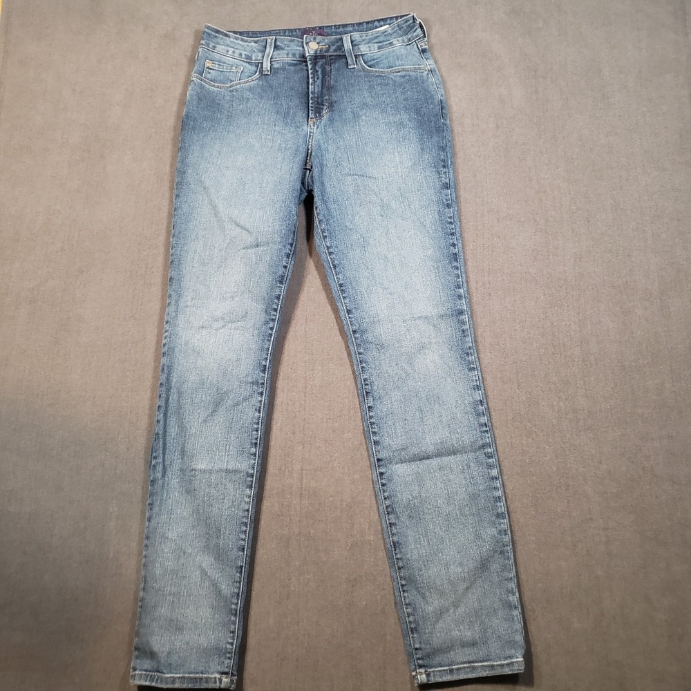NYDJ Legging Jeans Womens 4 Blue Medium Wash Slim Fit Stretch M95J29D5